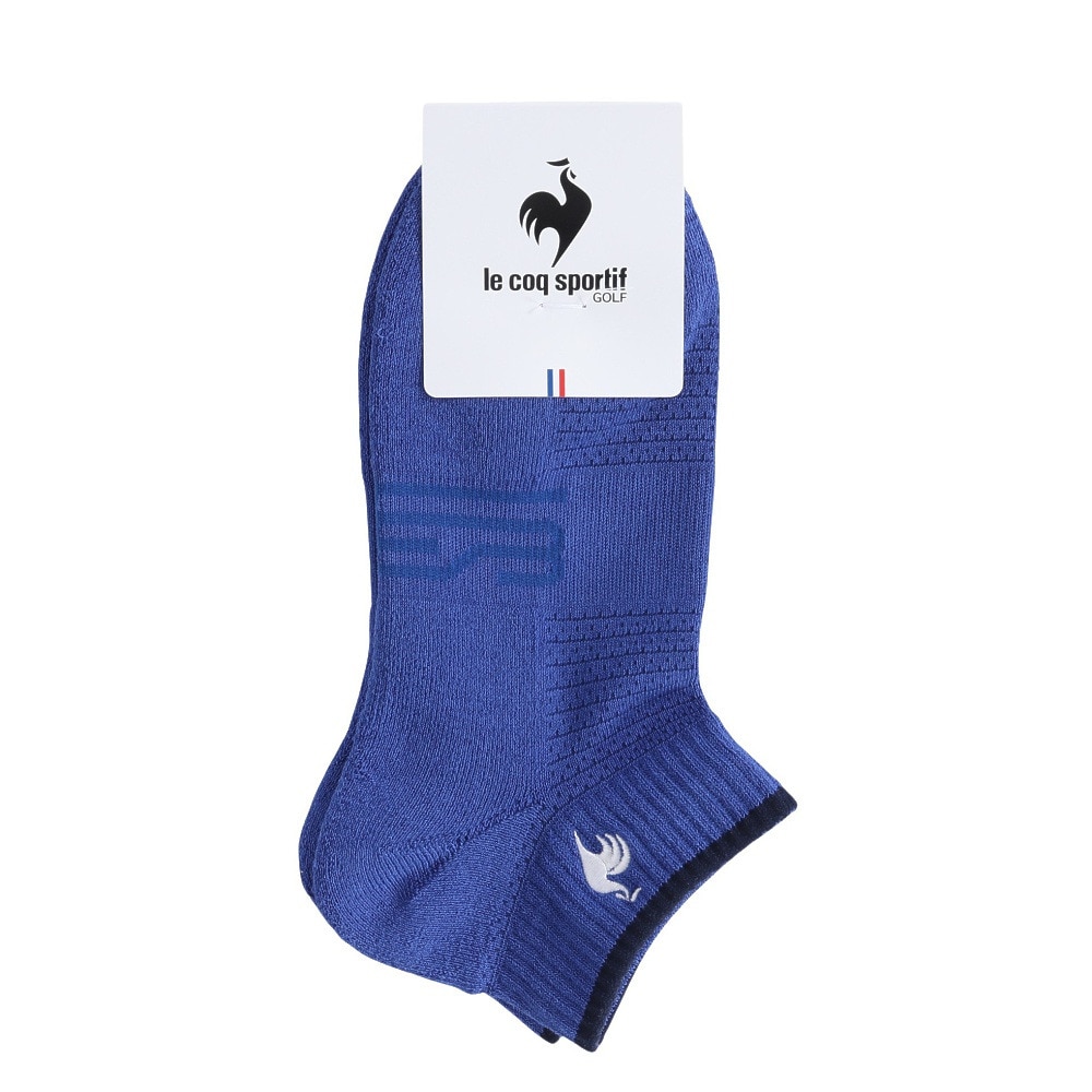 ルコックスポルティフ（lecoqsportif）（レディース）ゴルフ 涼感アンクル丈ソックス LG5SSO11L BL00