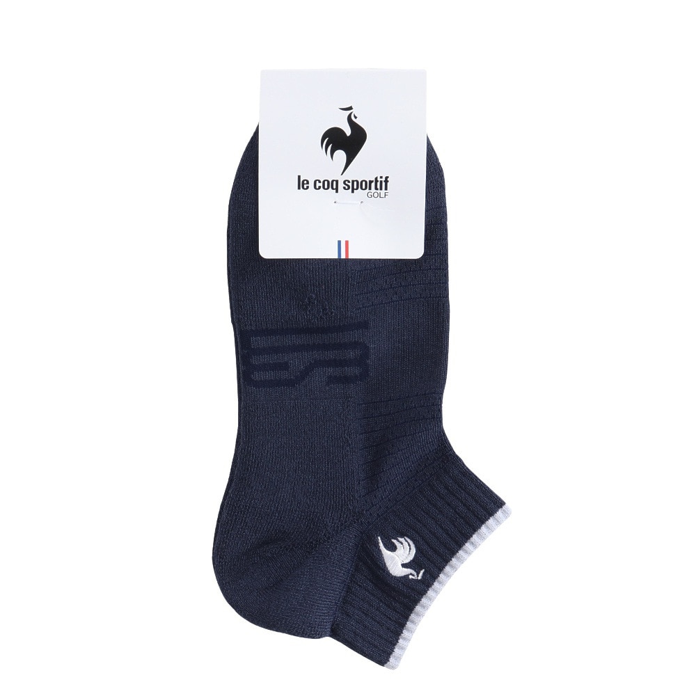 ルコックスポルティフ（lecoqsportif）（レディース）ゴルフ 涼感アンクル丈ソックス LG5SSO11L NV00