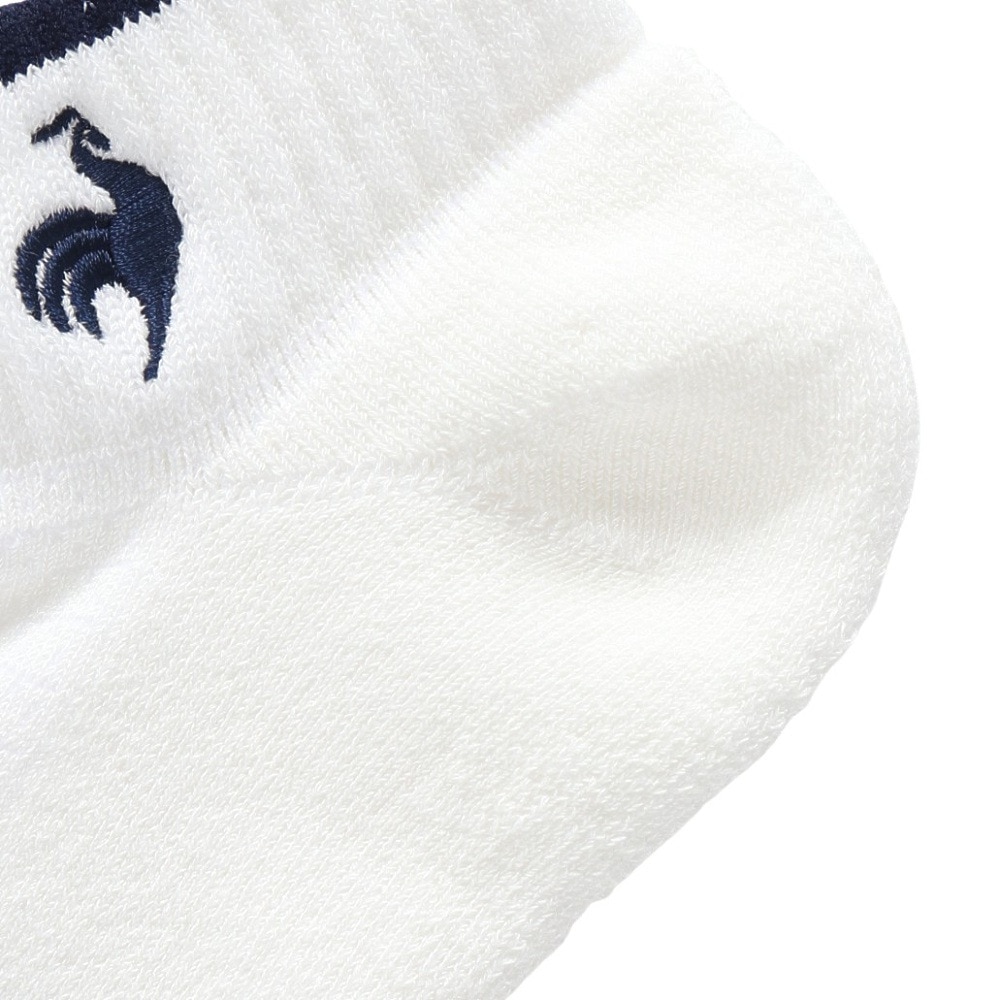 ルコックスポルティフ（lecoqsportif）（レディース）ゴルフ 涼感アンクル丈ソックス LG5SSO11L WH00