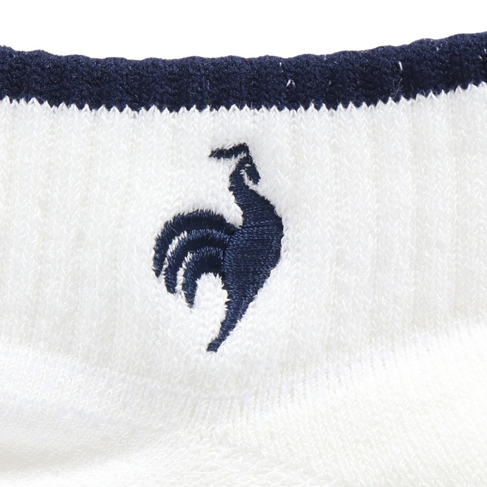 ルコックスポルティフ（lecoqsportif）（レディース）ゴルフ 涼感アンクル丈ソックス LG5SSO11L WH00