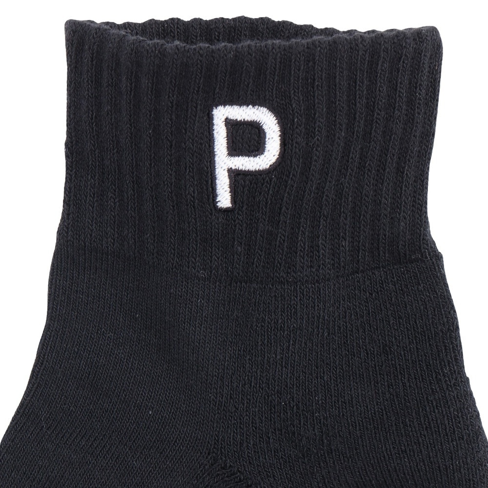 プーマ（PUMA）（レディース）ゴルフ 消臭 無地 クォーターソックス 3563047-02
