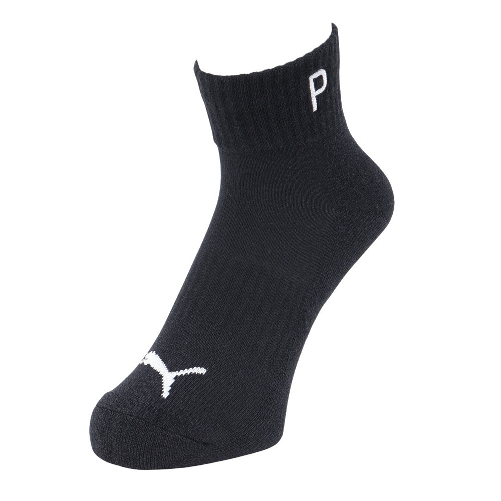 プーマ（PUMA）（レディース）ゴルフ 消臭 無地 クォーターソックス 3563047-02
