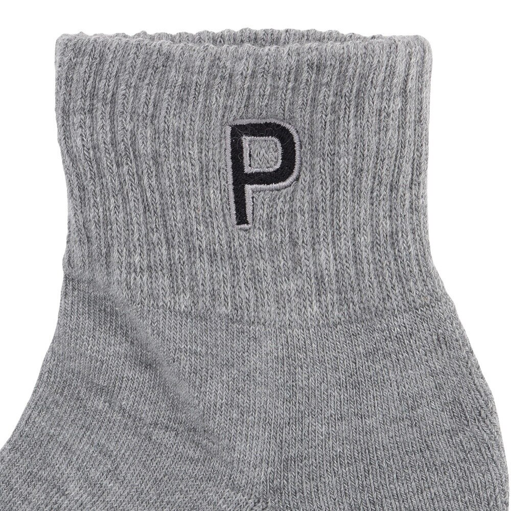 プーマ（PUMA）（レディース）ゴルフ 消臭 無地 クォーターソックス 3563047-03
