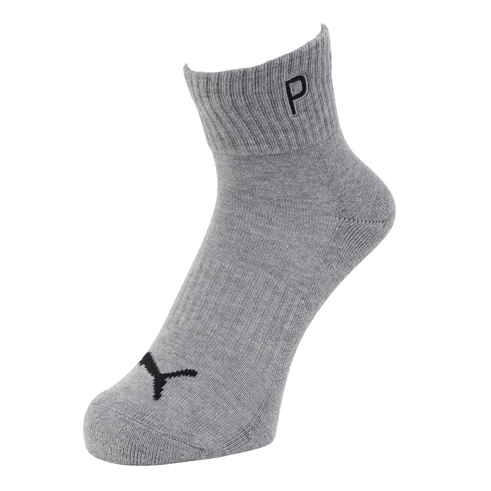 プーマ（PUMA）（レディース）ゴルフ 消臭 無地 クォーターソックス 3563047-03