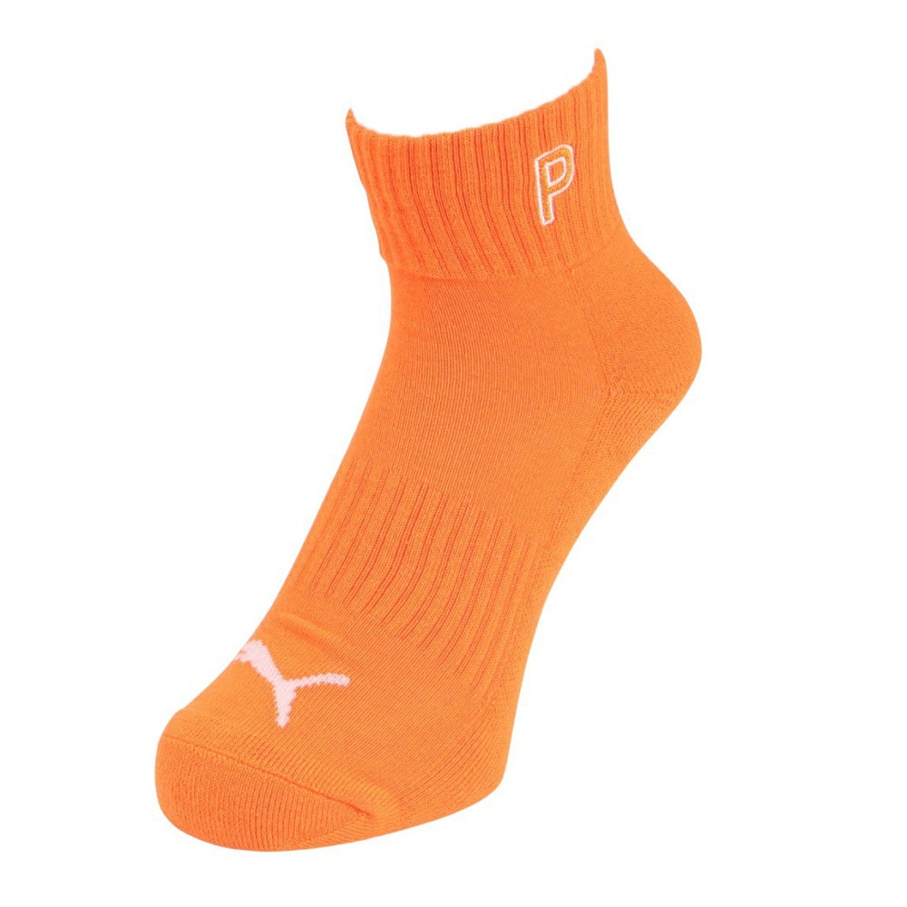 プーマ（PUMA）（レディース）ゴルフ 消臭 無地 クォーターソックス 3563047-04