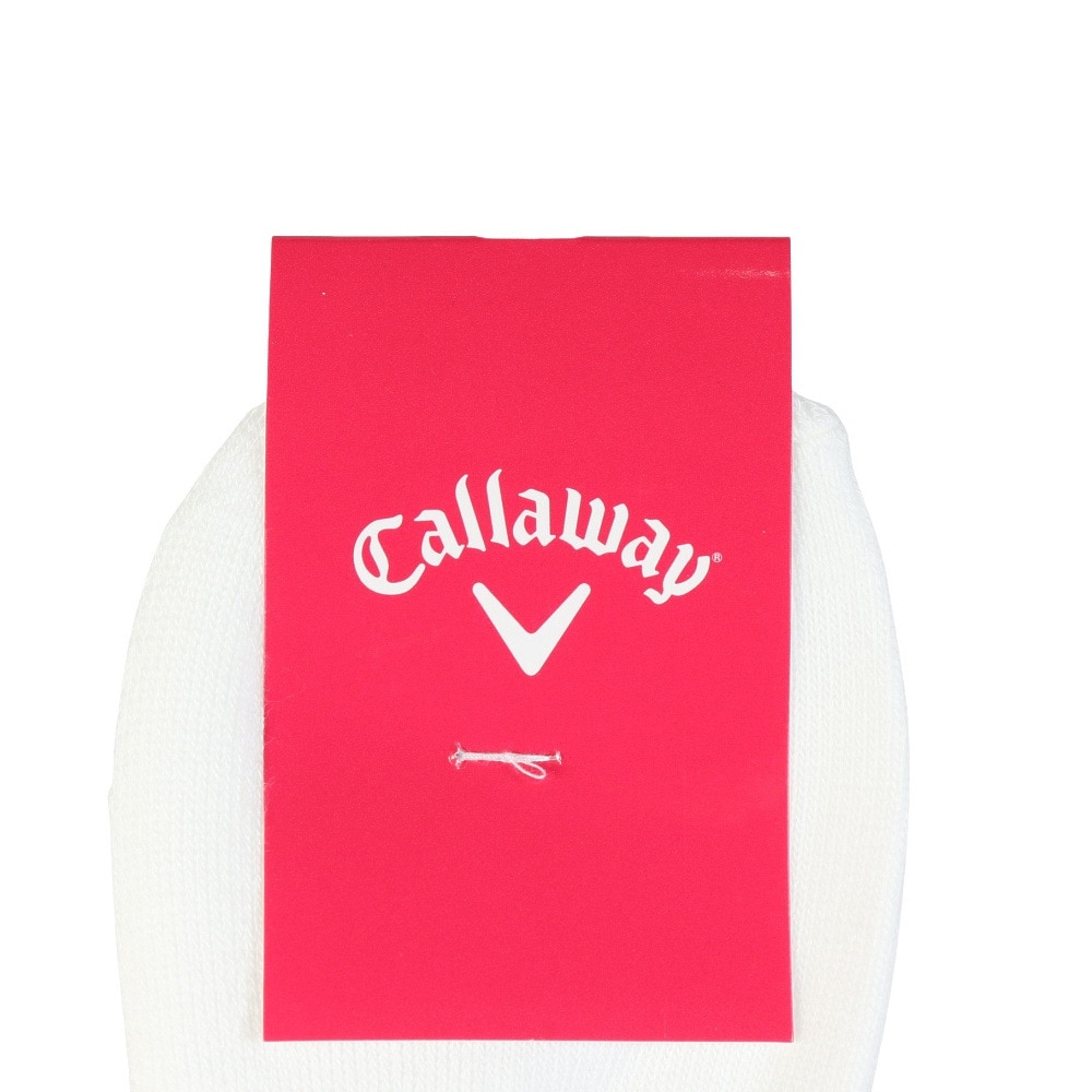 キャロウェイ（CALLAWAY）（レディース）ゴルフ 抗菌防臭 足底パイル リブ ショートソックス C25293207-1030