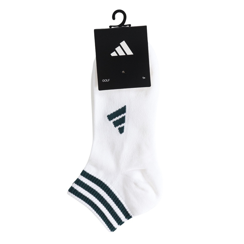 アディダス（adidas）（レディース）アンクル丈 スリーストライプス クッションソックス MGR64-JM0225