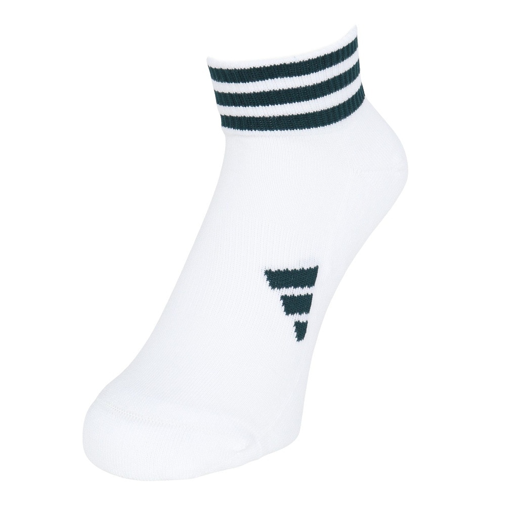 アディダス（adidas）（レディース）アンクル丈 スリーストライプス クッションソックス MGR64-JM0225