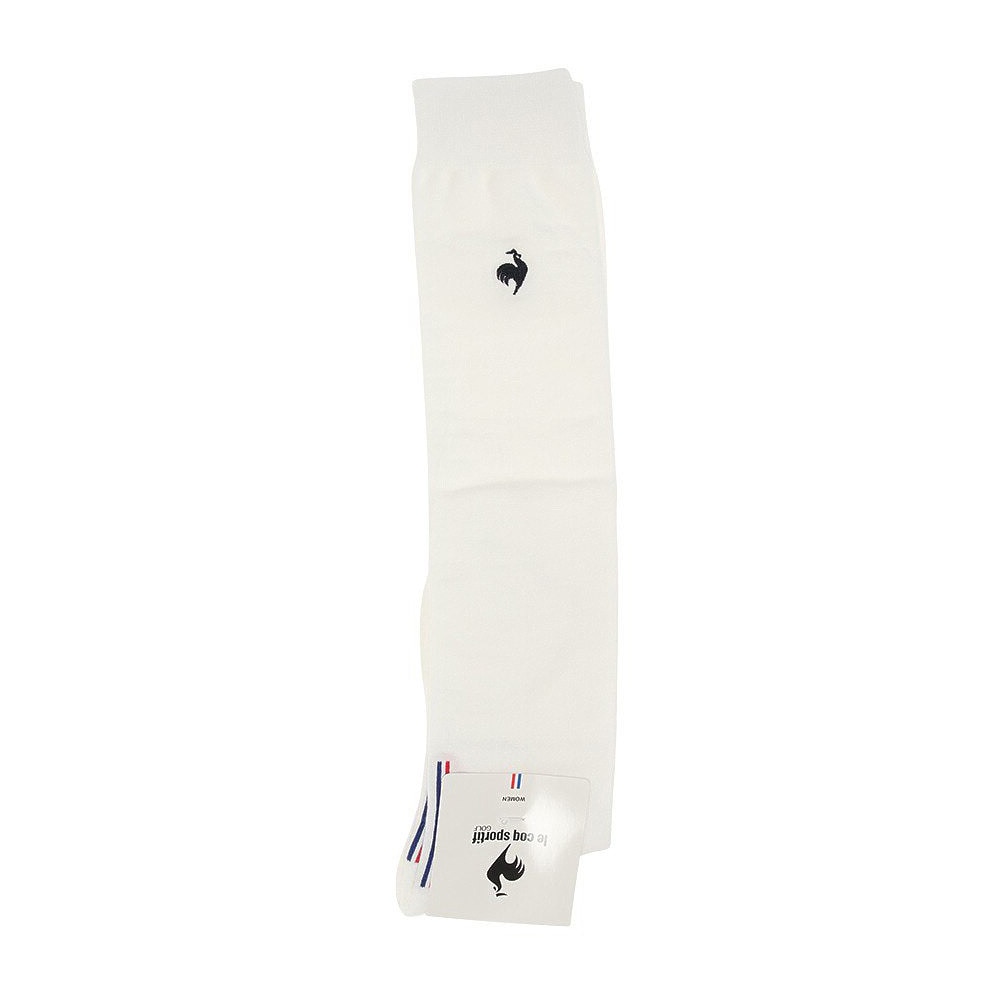 ルコックゴルフ（le coq sportif golf）（レディース）ゴルフ 抗菌防臭 定番 ハイソックス QGCTJB00 WH00