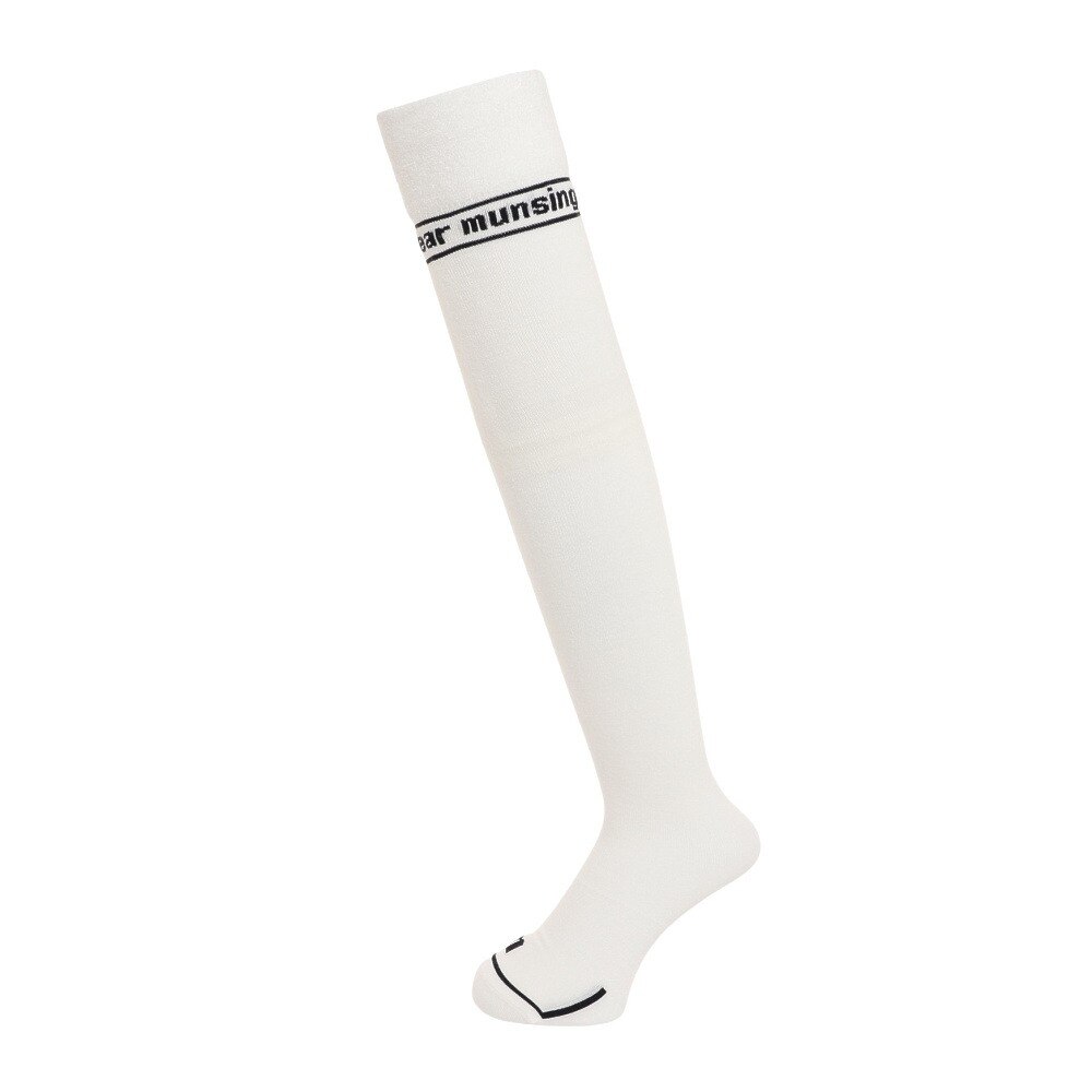 マンシングウエア（MUNSING WEAR）（レディース）ENVOY/エンボイ 遠赤保温 オーバーニーソックス MECUJB04 WH00