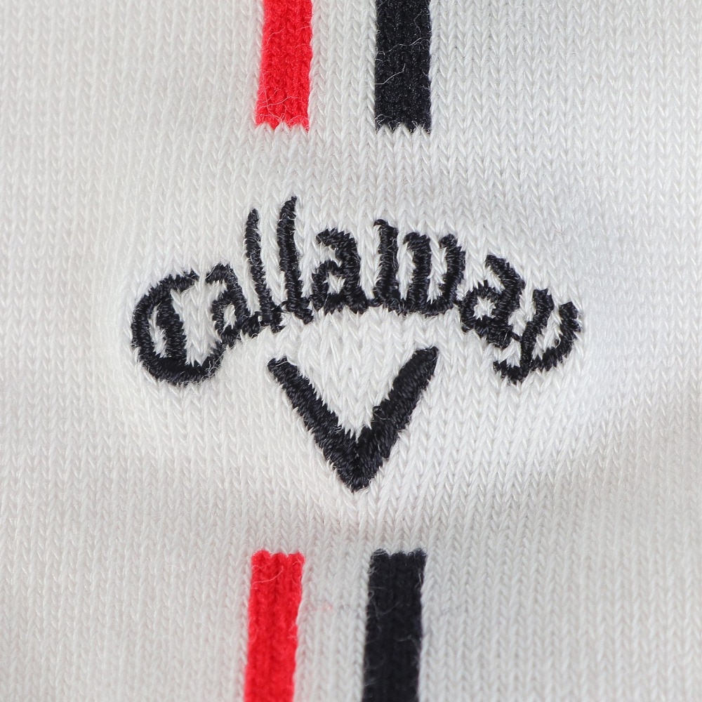 キャロウェイ（CALLAWAY）（レディース）ゴルフ 吸汗速乾 抗菌防臭 ラインハイソックス C23193211-1030