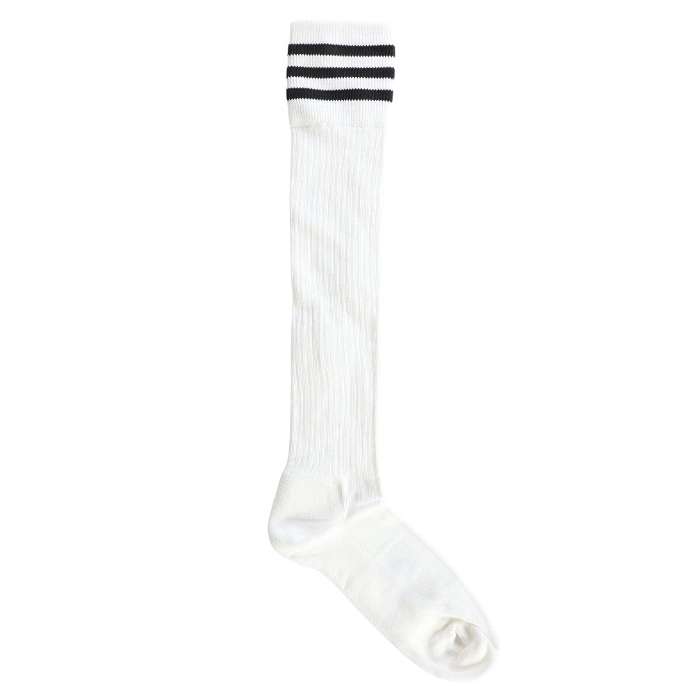 アディダス（adidas）（レディース）ゴルフ ニーハイ スリーストライプス クッションソックス MGR61-HT5767WH/BK