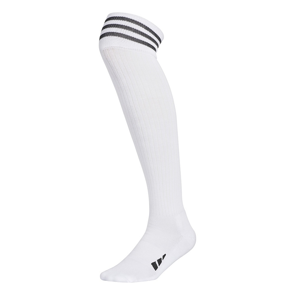 アディダス（adidas）（レディース）ゴルフ ニーハイ スリーストライプス クッションソックス MGR61-HT5767WH/BK