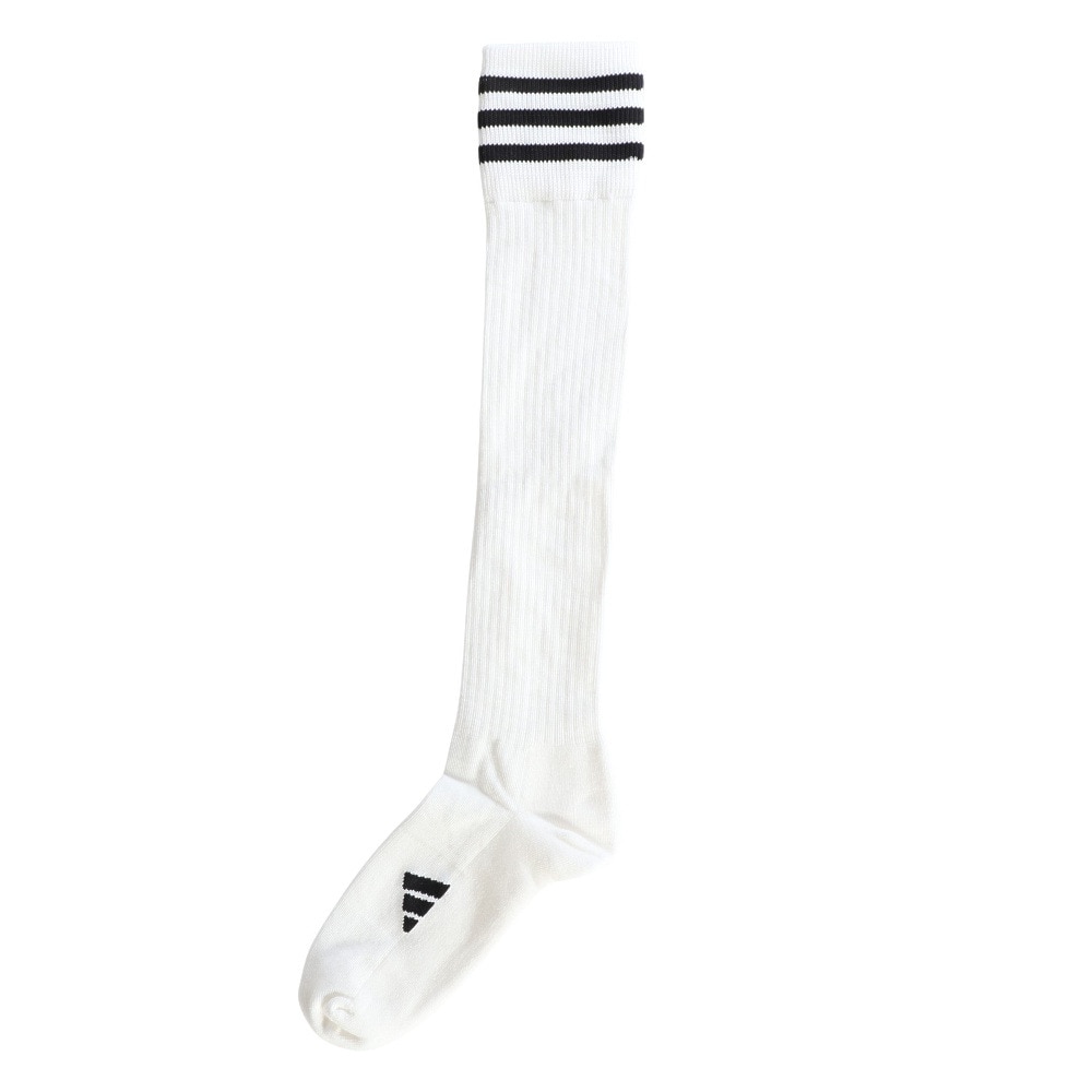 アディダス（adidas）（レディース）ゴルフ ニーハイ スリーストライプス クッションソックス MGR61-HT5767WH/BK
