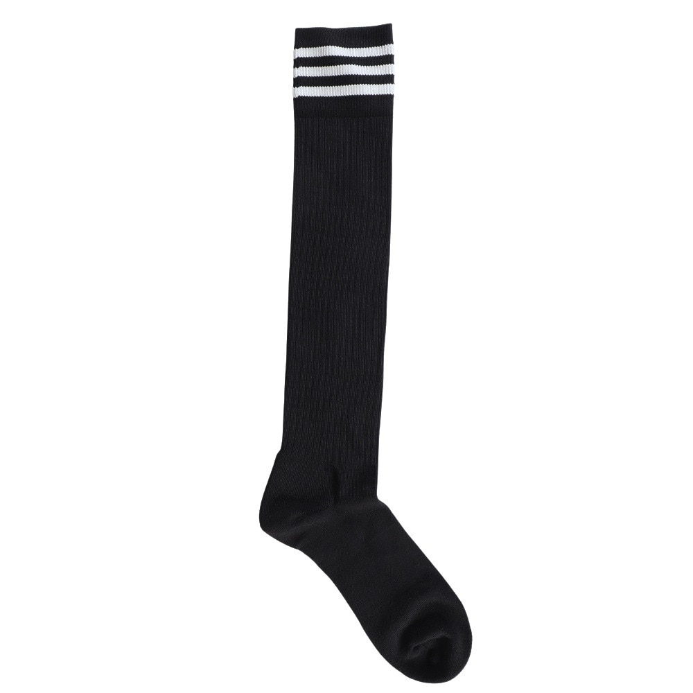 アディダス（adidas）（レディース）ゴルフ ニーハイ スリーストライプス クッションソックス MGR61-HT5768BK/WH