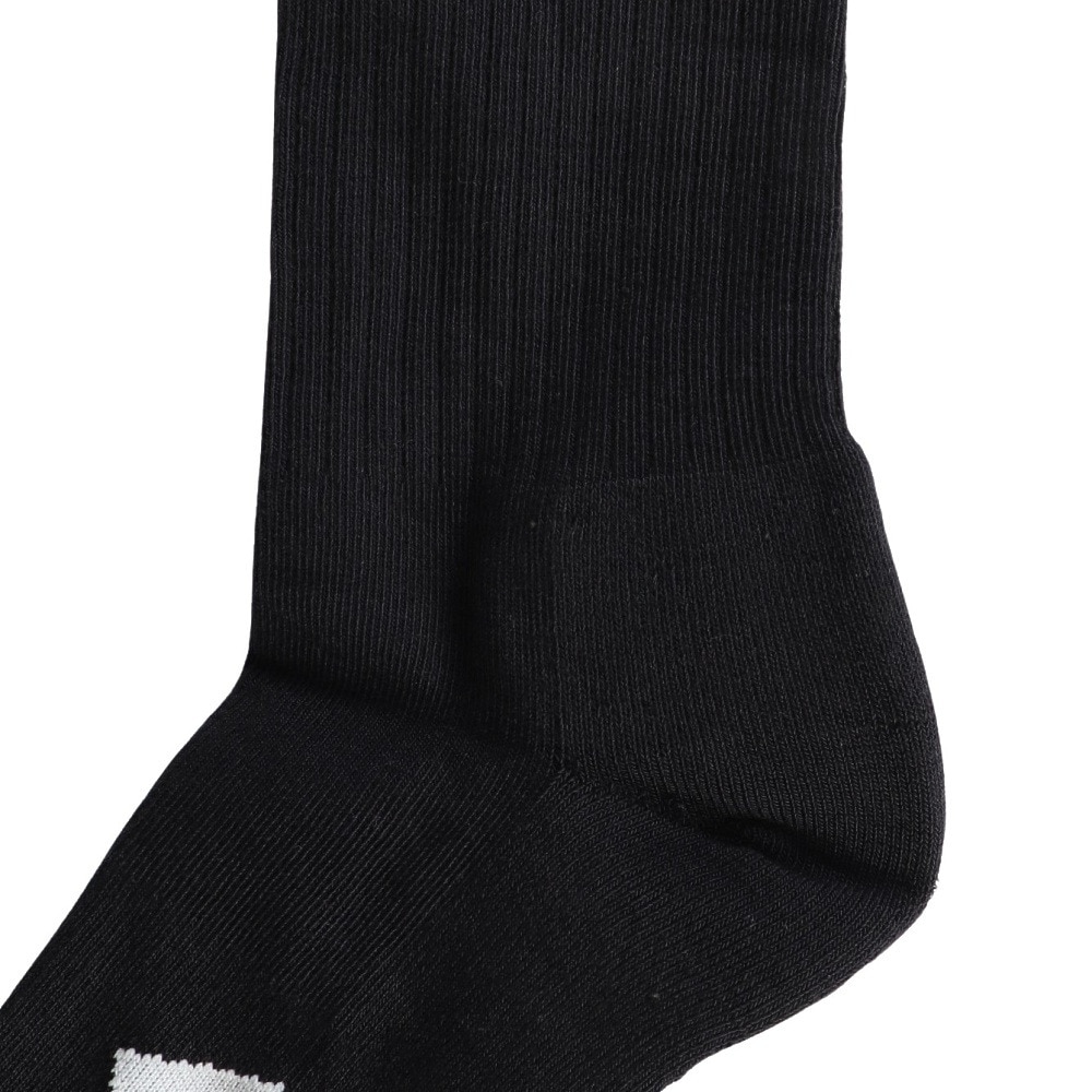 アディダス（adidas）（レディース）ゴルフ ニーハイ スリーストライプス クッションソックス MGR61-HT5768BK/WH