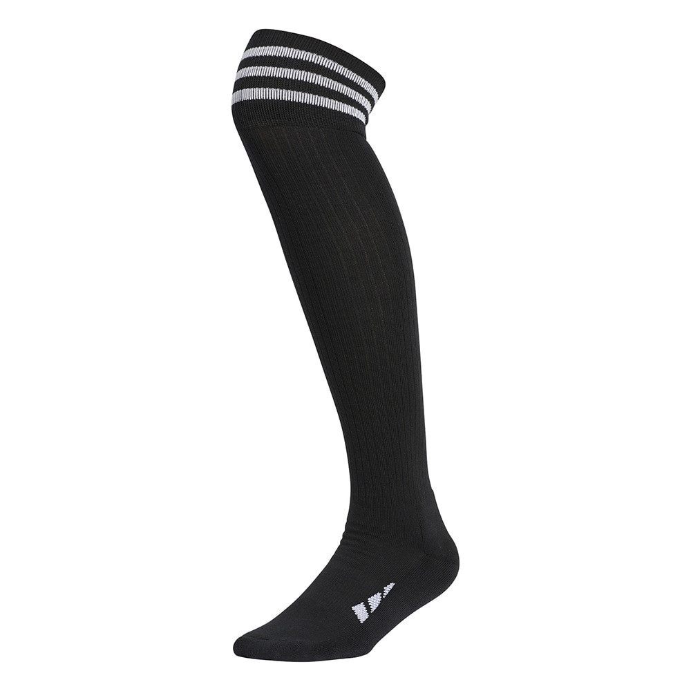 アディダス（adidas）（レディース）ゴルフ ニーハイ スリーストライプス クッションソックス MGR61-HT5768BK/WH