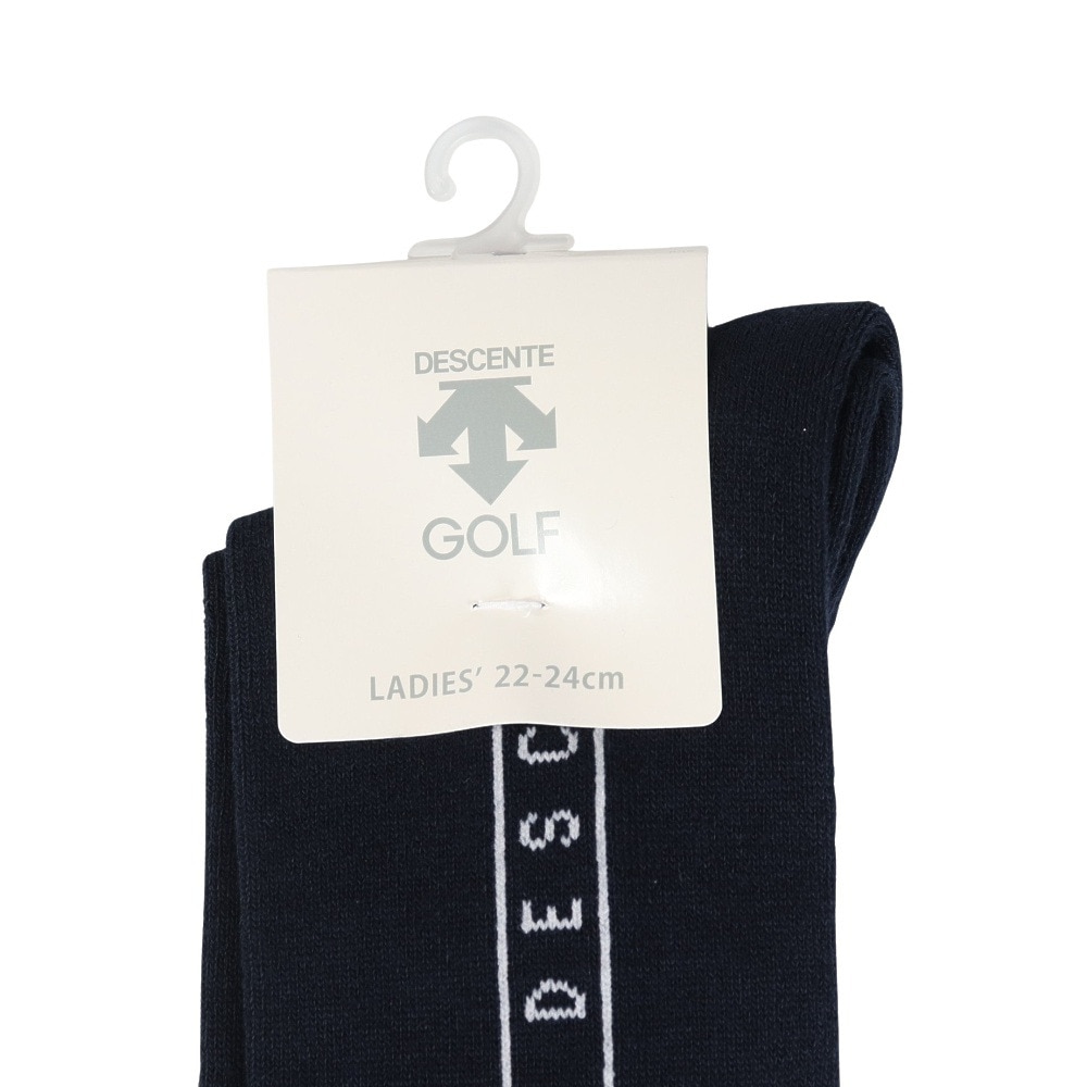 2021福袋】 デサントゴルフ DESCENTEGOLF レディース ロゴジャカードニーハイソックス DGCVJB02 NV00