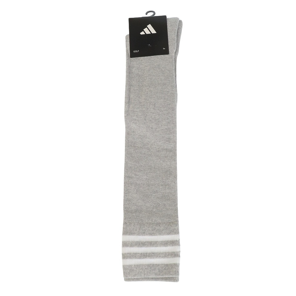 アディダス（adidas）（レディース）ゴルフ ニーハイ スリーストライプス クッションソックス MGR61-IB0458MGR