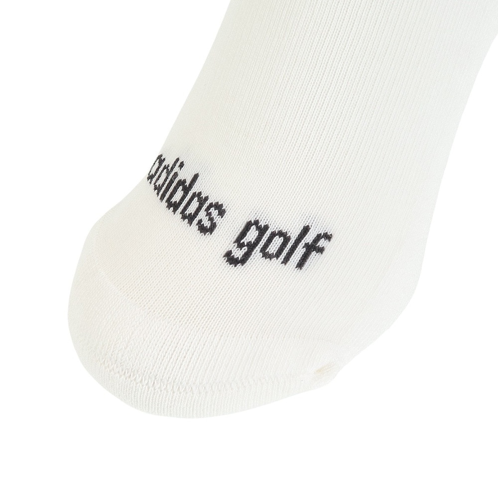 アディダス（adidas）（レディース）ゴルフ ひざ丈 ロゴ クッションソックス MMS74-IA9649WH