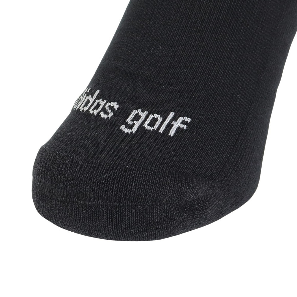 アディダス（adidas）（レディース）ゴルフ ひざ丈 ロゴ クッションソックス MMS74-IA9650BK