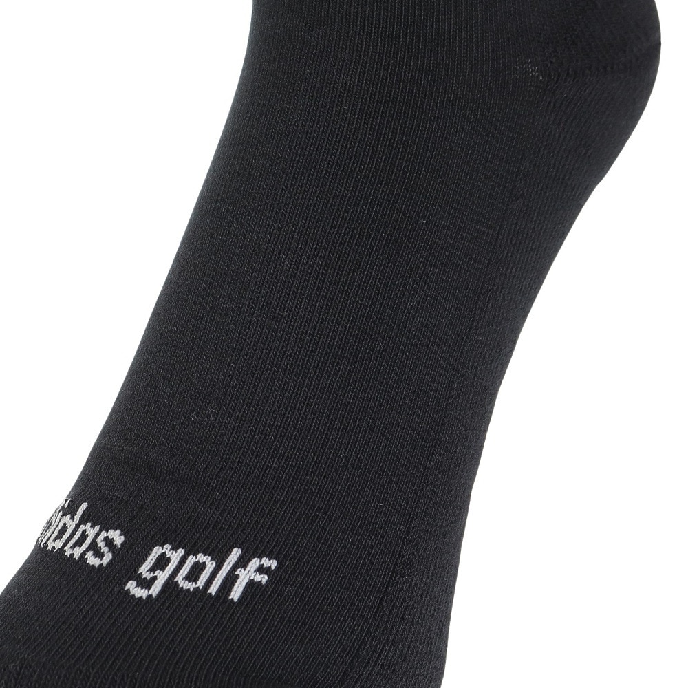 アディダス（adidas）（レディース）ゴルフ ひざ丈 ロゴ クッションソックス MMS74-IA9650BK