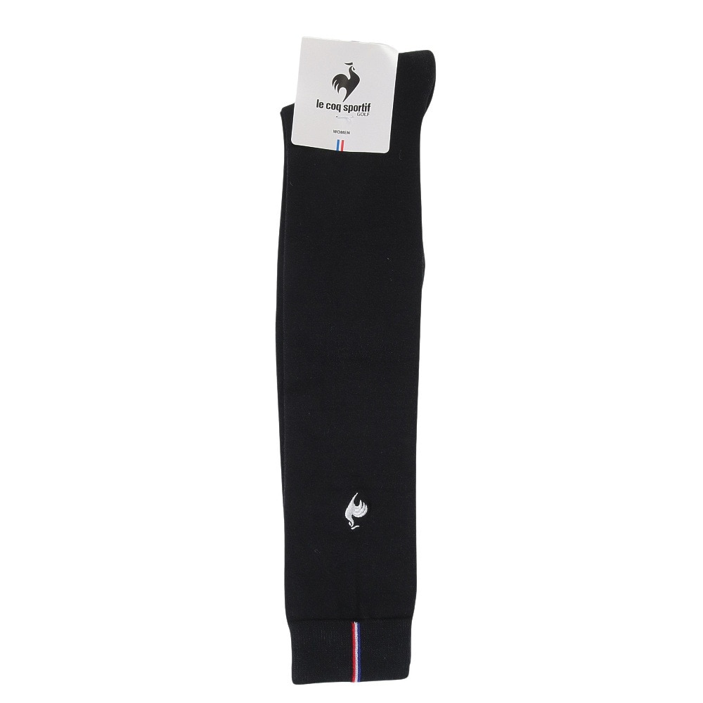 ルコックスポルティフ（lecoqsportif）（レディース）ゴルフ 抗菌防臭 定番ハイソックス QGCWJB00 BK00