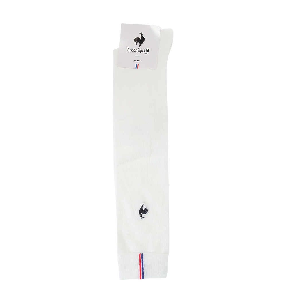 ルコックスポルティフ（lecoqsportif）（レディース）ゴルフ 抗菌防臭 定番ハイソックス QGCWJB00 WH00