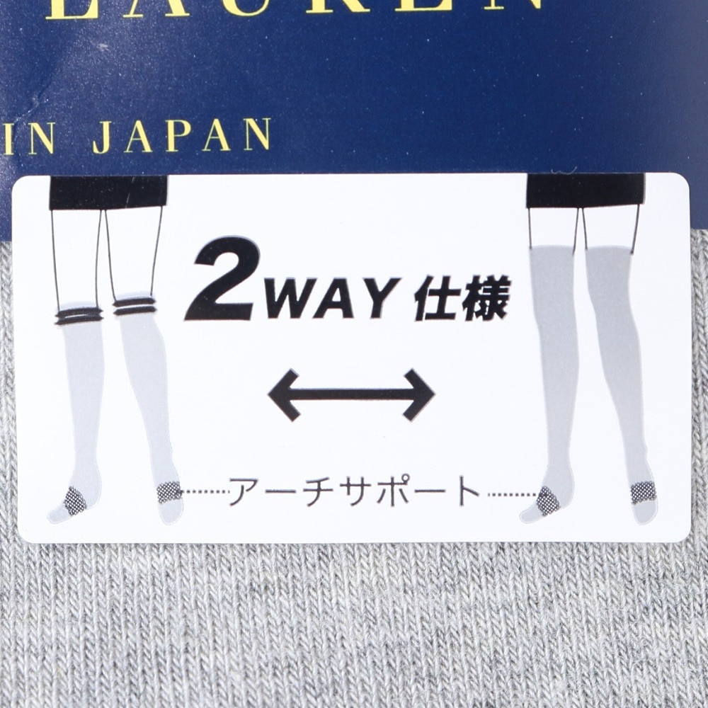 ポロ ラルフローレン（Polo Ralph Lauren）（レディース）ゴルフ 2WAY ライン オーバーニー ハイソックス 3217-968-93