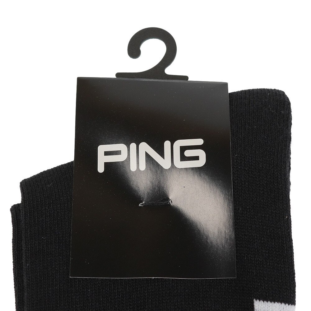 ピン（PING）（レディース）ゴルフ 抗菌防臭 ハイソックス 622-4186106-010