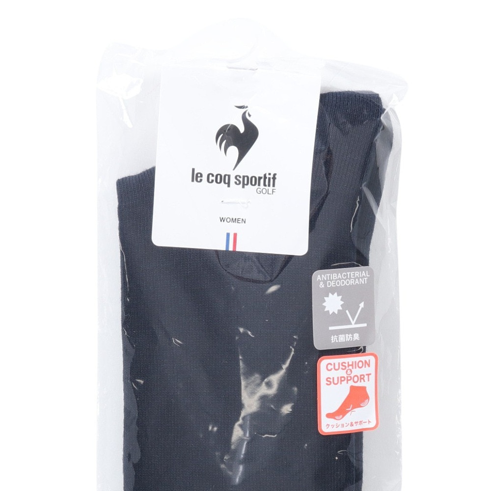 ルコックスポルティフ（lecoqsportif）（レディース）ゴルフ 抗菌防臭 シーズンモチーフハイソックス QGCXJB01 NV00