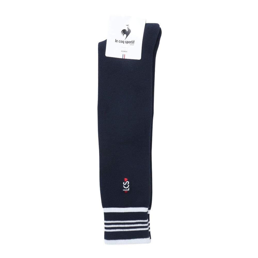 ルコックスポルティフ（lecoqsportif）（レディース）ゴルフ 抗菌防臭 シーズンモチーフハイソックス QGCXJB01 NV00