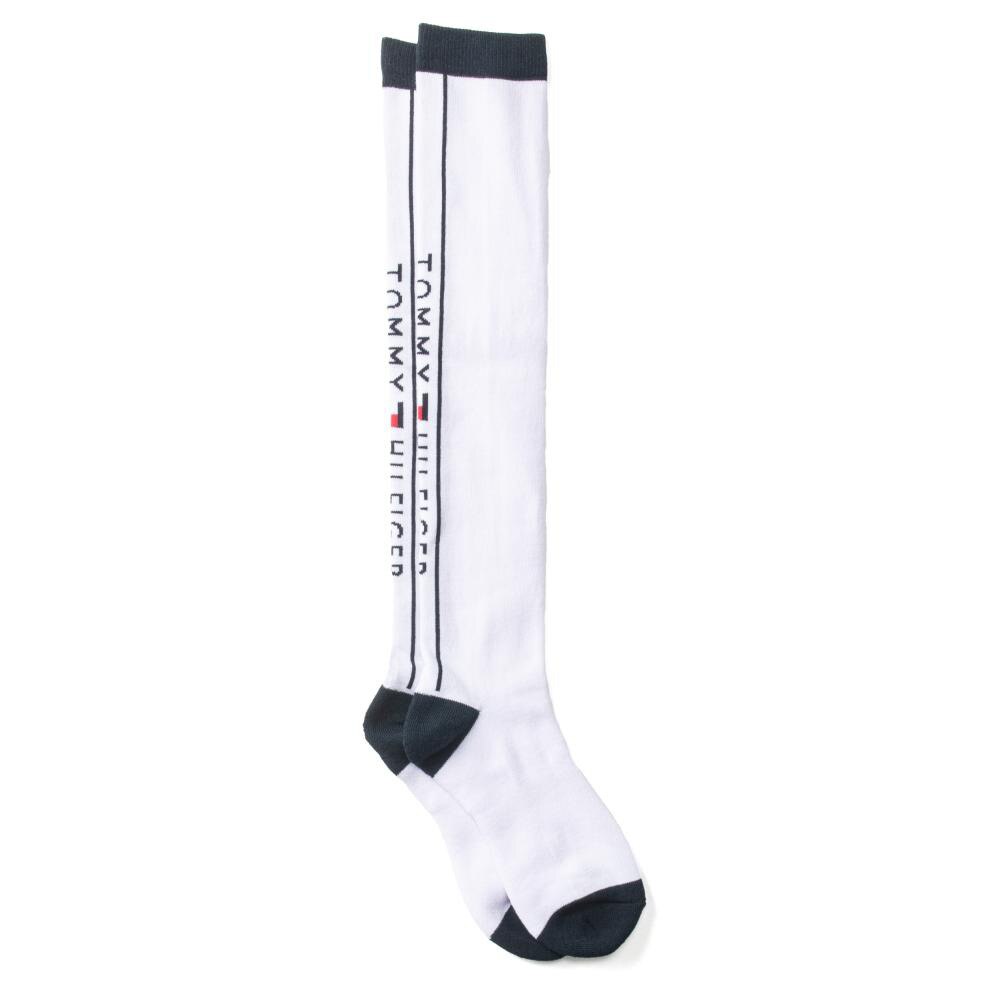 トミー ヒルフィガー ゴルフ（TOMMY HILFIGER GOLF）（レディース）ゴルフ ニーハイソックス ロゴ THMB4S06-WHT