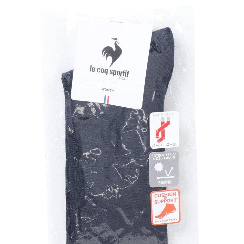 ルコックスポルティフ（lecoqsportif）（レディース）ゴルフ 定番ニーハイソックス QGCWJB01 NV00