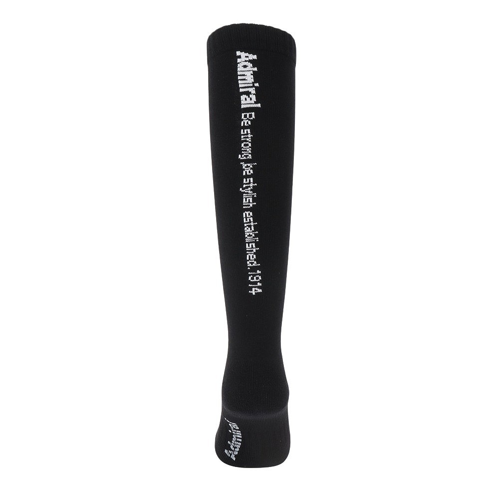 アドミラル ゴルフ（Admiral GOLF）（レディース）ゴルフ 抗菌防臭 バックロゴ ハイソックス ADMB4B21-BLK