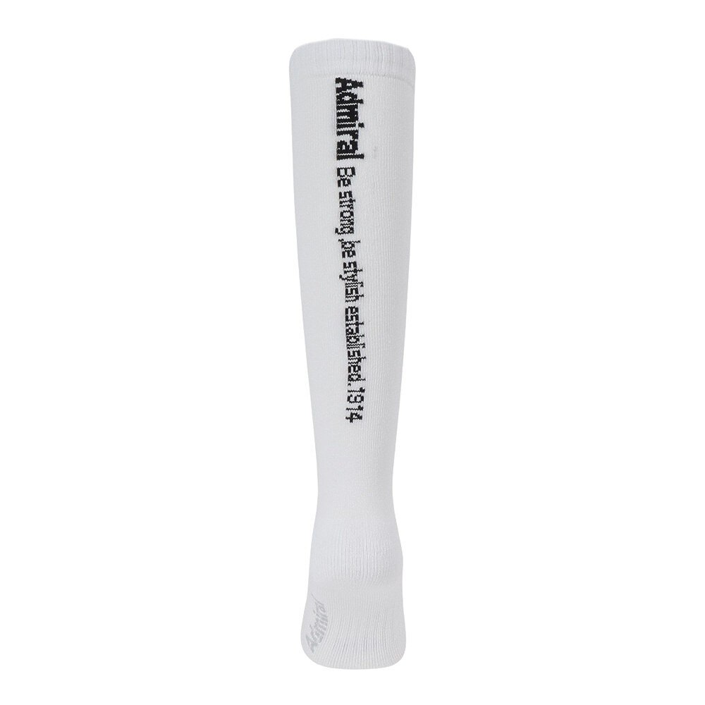 アドミラル ゴルフ（Admiral GOLF）（レディース）ゴルフ 抗菌防臭 バックロゴ ハイソックス ADMB4B21-WHT