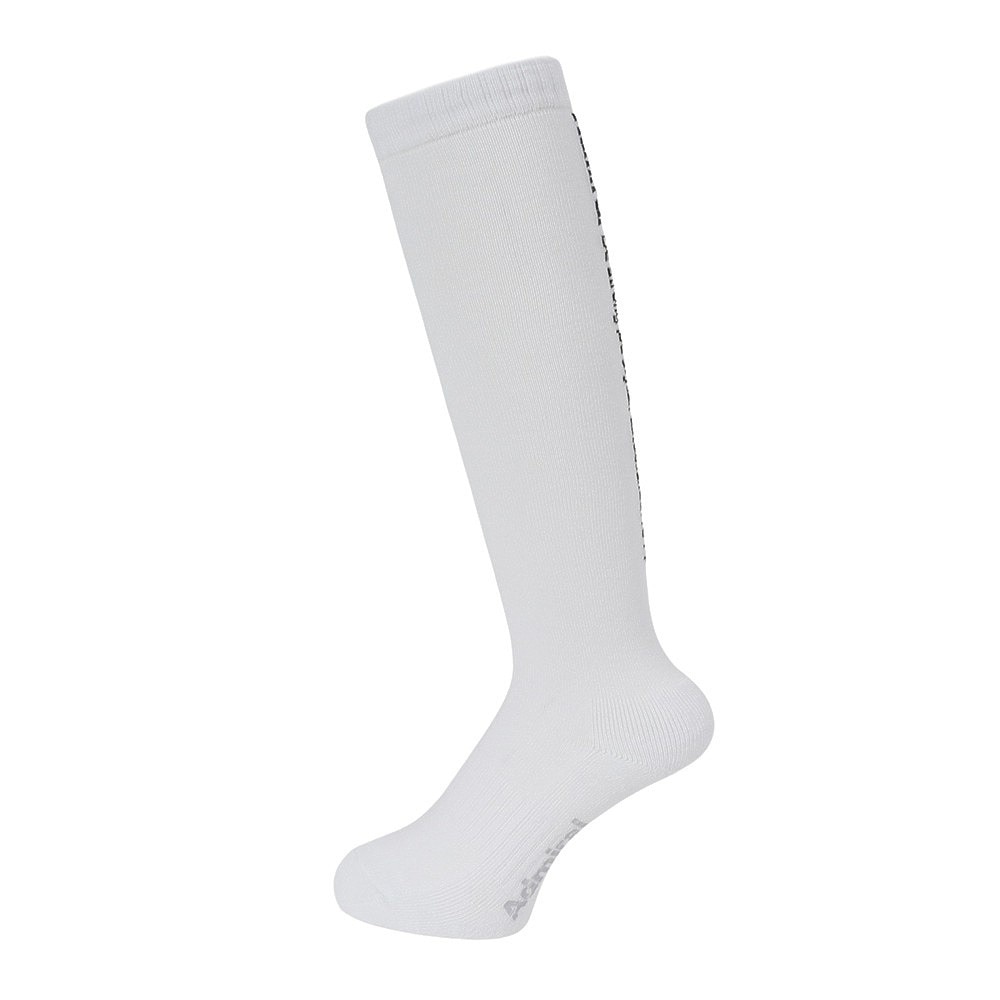 アドミラル ゴルフ（Admiral GOLF）（レディース）ゴルフ 抗菌防臭 バックロゴ ハイソックス ADMB4B21-WHT