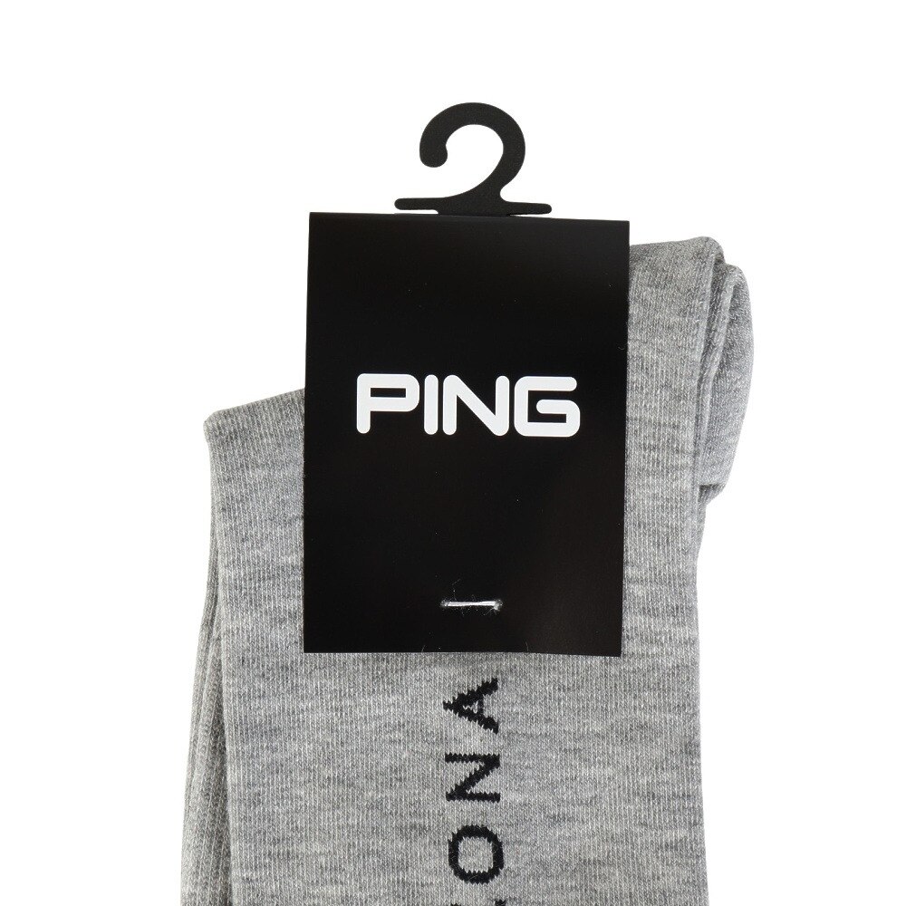 ピン（PING）（レディース）ゴルフ ポリエステル綿混 消臭 ハイソックス 622-4286804-020