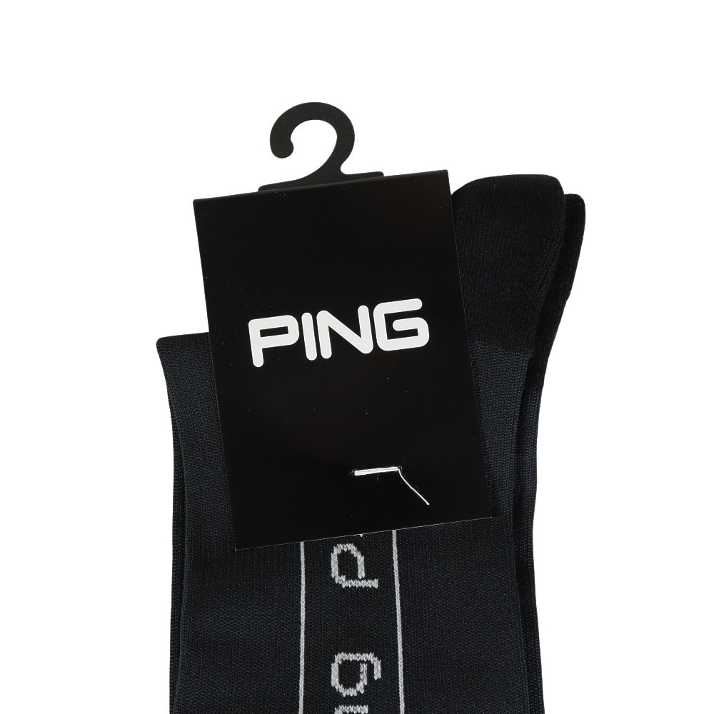 ピン（PING）（レディース）ゴルフ 抗菌防臭 着圧 カルキュロエコ ハイソックス 622-4286894-010