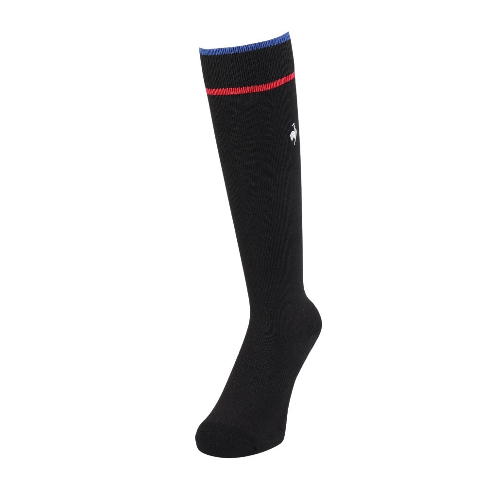 ルコックスポルティフ（lecoqsportif）（レディース）ゴルフ ロゴデザイン ハイソックス LG4FSO08L BK00