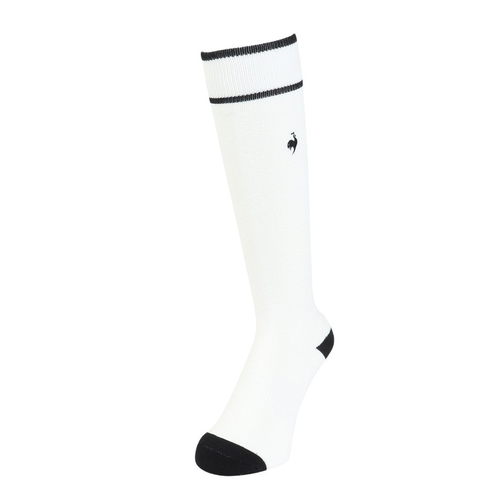 ルコックスポルティフ（lecoqsportif）（レディース）ゴルフ ロゴデザイン ハイソックス LG4FSO08L WH00