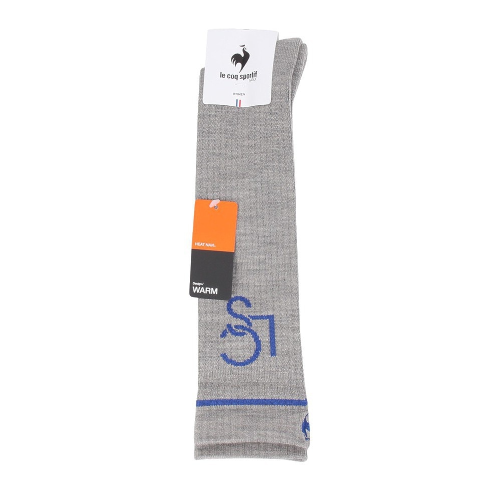 ルコックスポルティフ（lecoqsportif）（レディース）ゴルフ 保温 ヒートナビ ハイソックス LG4FSO06L GY00