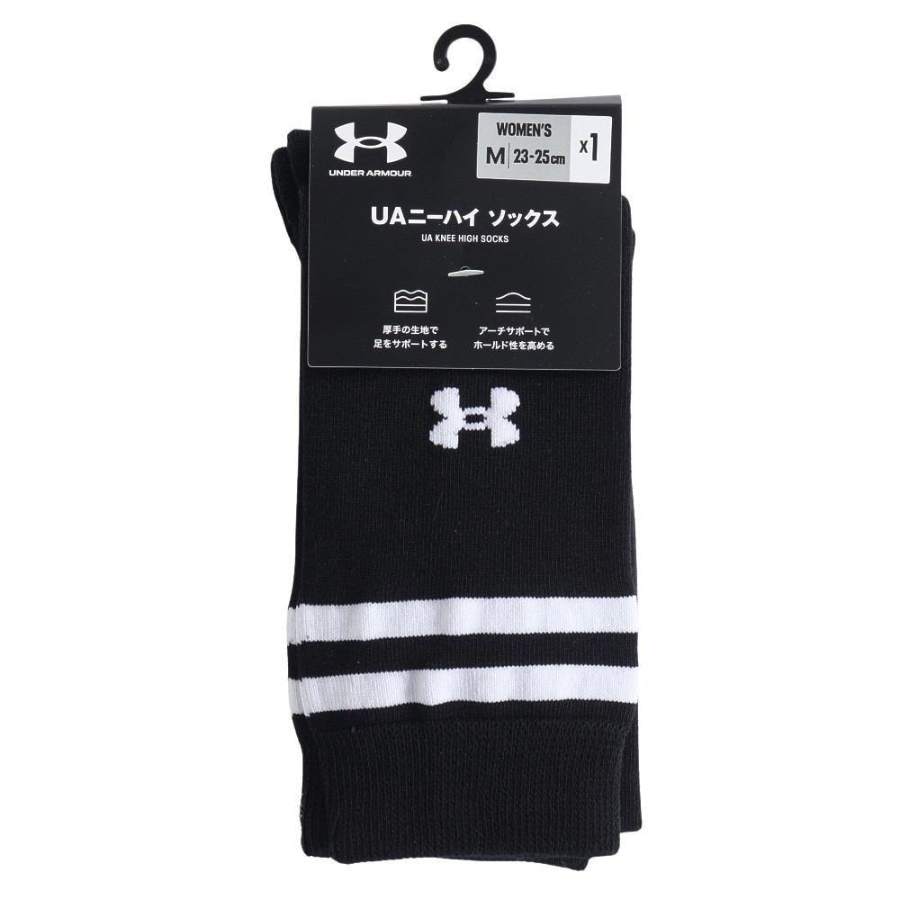 アンダーアーマー（UNDER ARMOUR）（レディース）ニーハイゴルフソックス 6001615 001