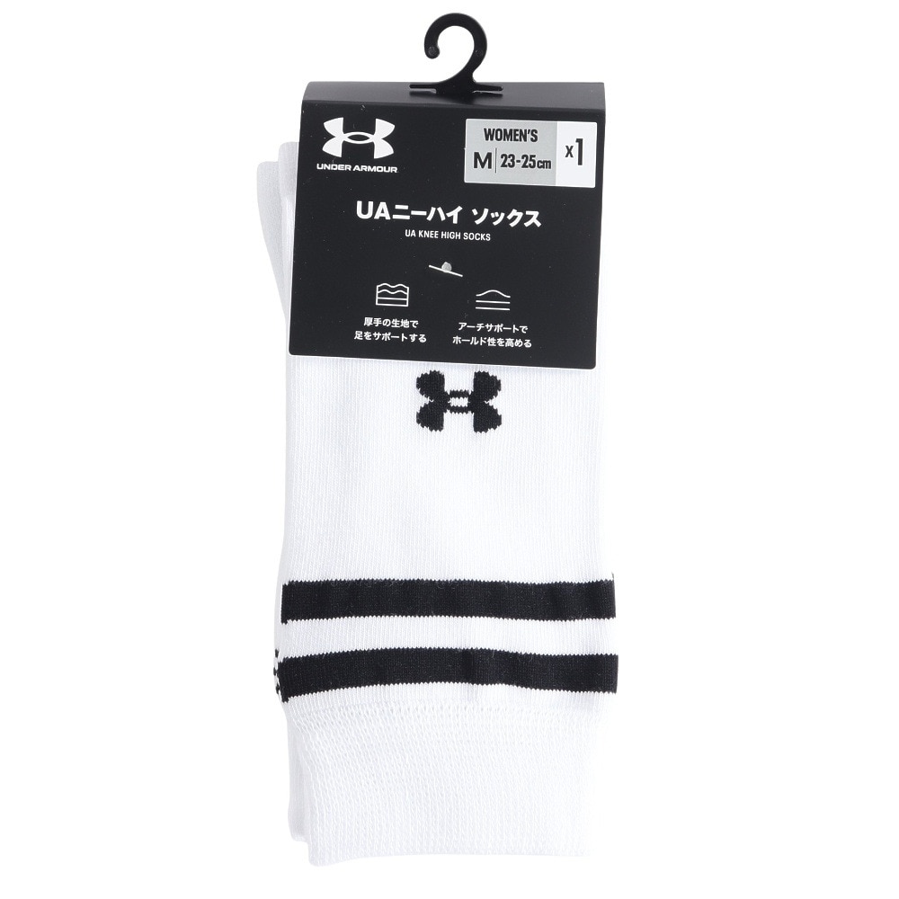 アンダーアーマー（UNDER ARMOUR）（レディース）ニーハイゴルフソックス 6001615 100