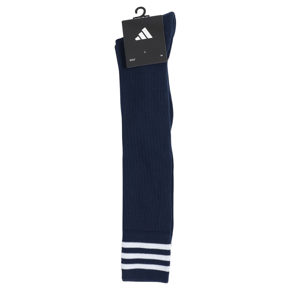 アディダス（adidas）（レディース）ゴルフ ニーハイ スリーストライプス クッションソックス MGR61-JD6597NVY