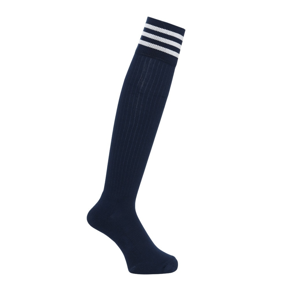 アディダス（adidas）（レディース）ゴルフ ニーハイ スリーストライプス クッションソックス MGR61-JD6597NVY