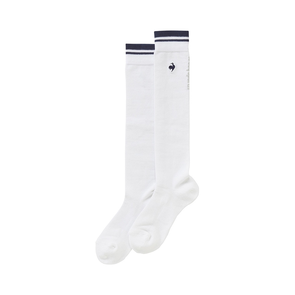 ルコックスポルティフ（lecoqsportif）（レディース）ゴルフ ハイソックス LG5SSO04L WH00