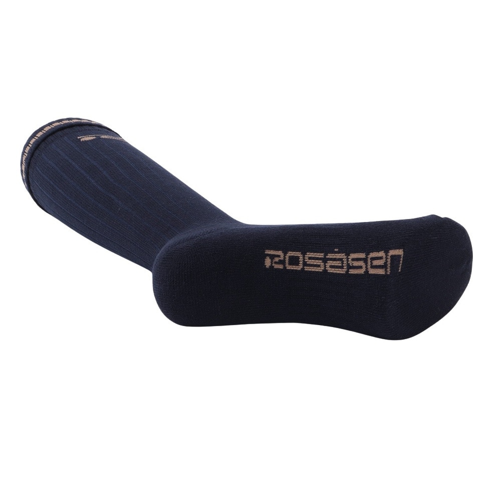 ROSASEN（ROSASEN）（レディース）ゴルフ 足底パイル 針抜きリブ ハイソックス 046-44864-25AW-098
