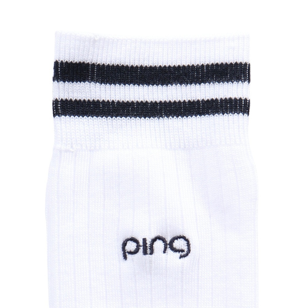 ピン（PING）（レディース）ニーハイソックス 622-5286802-030