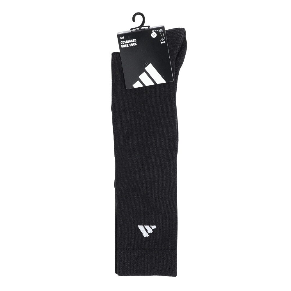 アディダス（adidas）（レディース）ゴルフ パフォーマンス ロゴ ニーソックス JWK33-JM0228 BLK